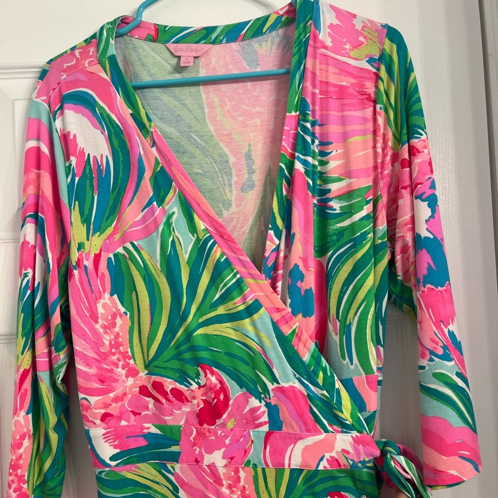 Lilly Pulitzer wrap dress